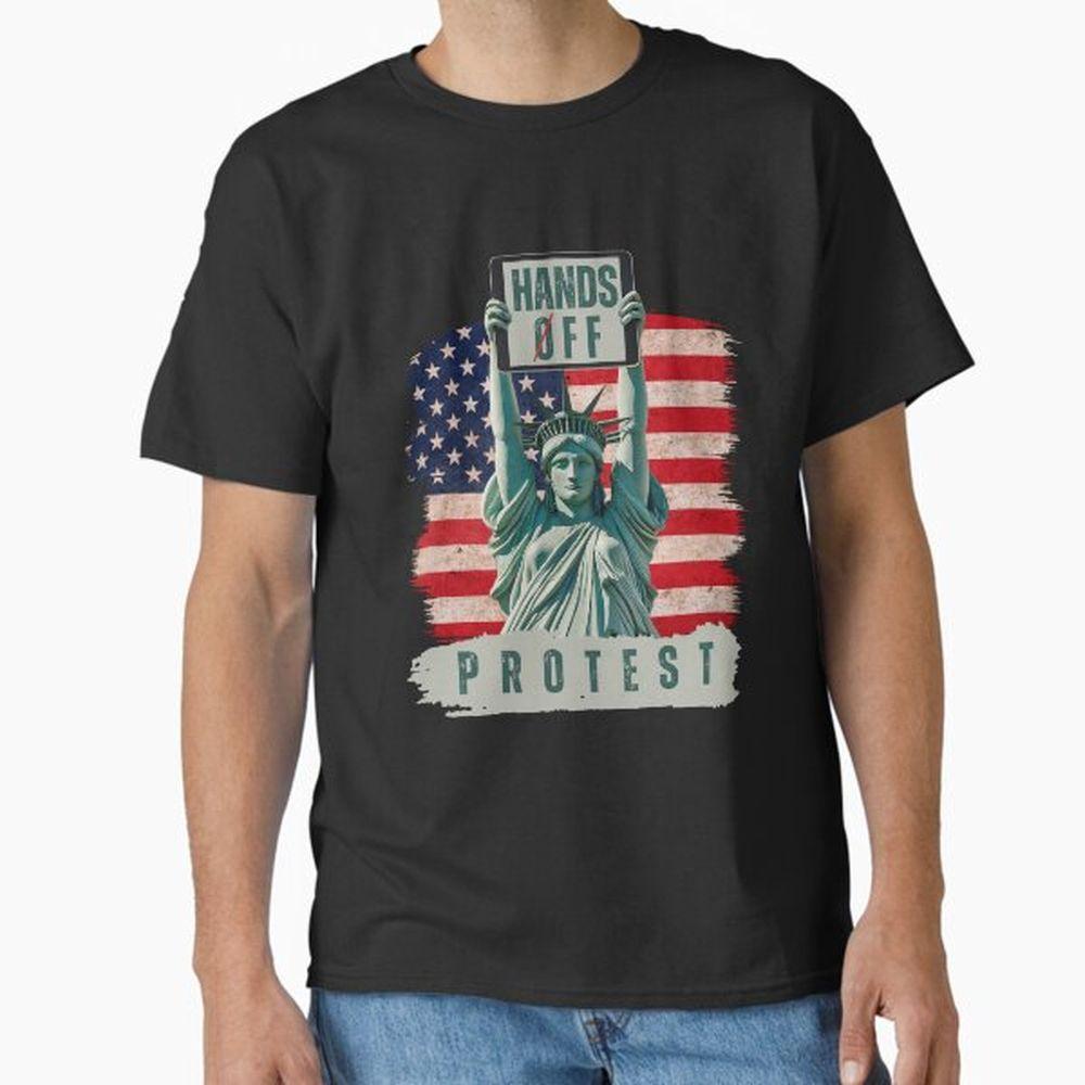 Hands Off Protest 9bz Tshirt